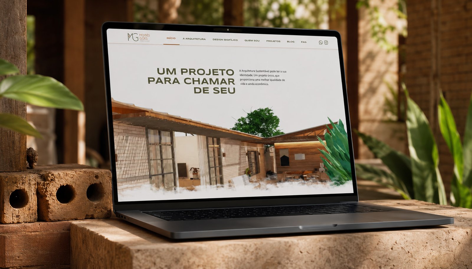 Site Moisés Góes Arquitetura